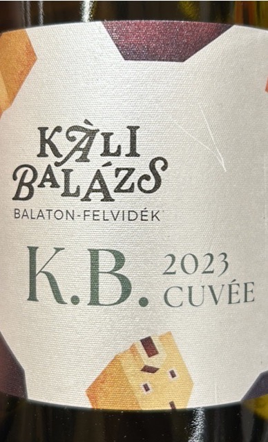 Káli Balázs KB cuveé 2023